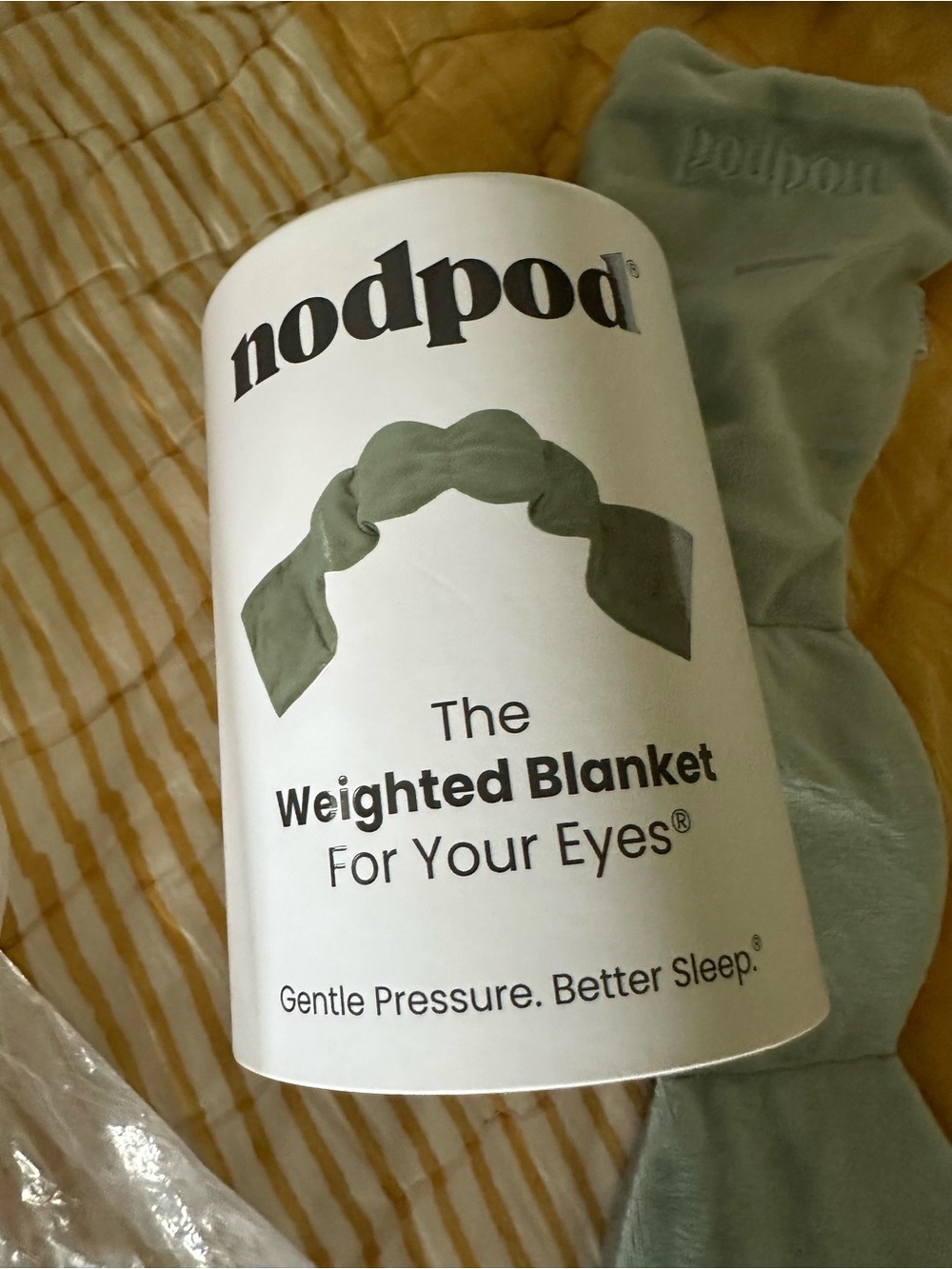 Nodpod Weighted Sleep Mask Sage NIB